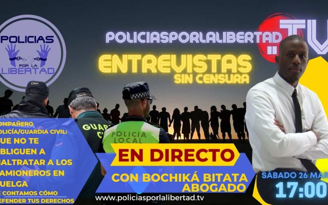 Entrevista Bochiká Bitata, los problemas de los policías y guardias civiles, «la utilización indebida por los políticos»