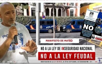 Concentración Ministerio Interior 28/05/22 Despolitización de las FFCCSS, NO modificación LEY DE SEGURIDAD CIUDADANA