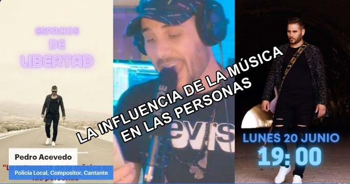 Entrevistamos a Pedo Acevedo, Policía Local, compositor y cantante, que nos habla de la Influencia de la música en las personas.