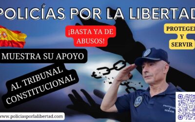 POLICIAS POR LA LIBERTAD MUESTRA SU APOYO AL TRIBUNAL CONSTITUCIONAL, POR DETENER EL GOLPE DE ESTADO
