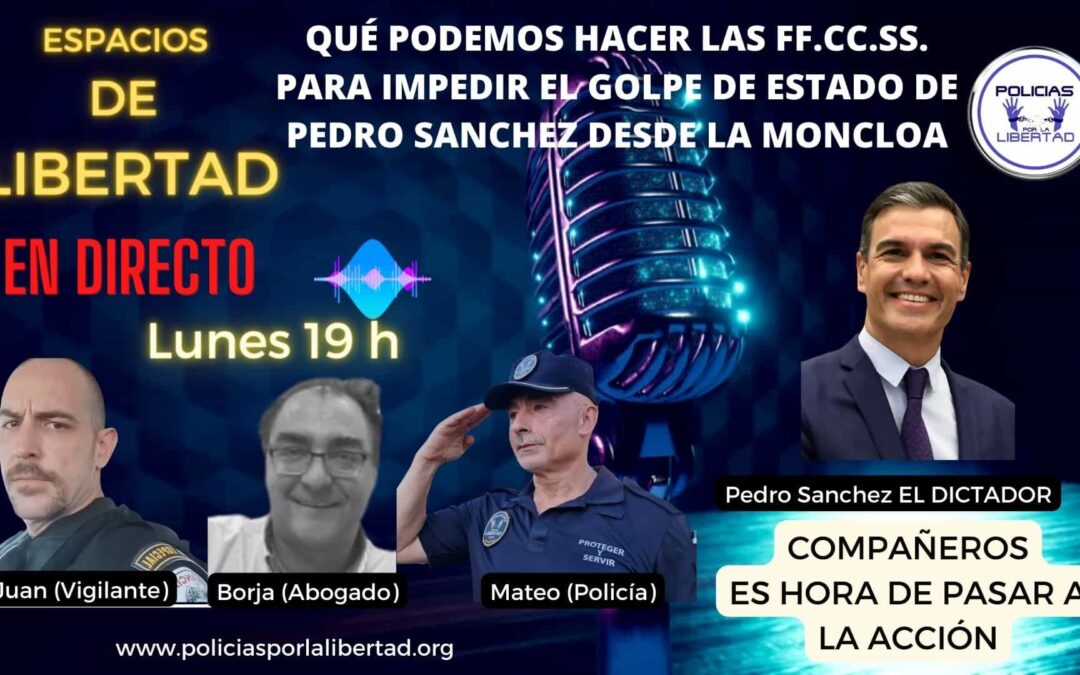 Qué podemos hacer los miembros de las FF.CC.SS. para impedir el Golpe de Estado de Pedro Sánchez