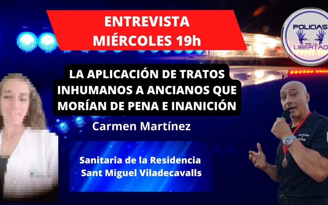 Tienes que ver el brutal testimonio de una sanitaria de una residencia de ancianos en Barcelona.