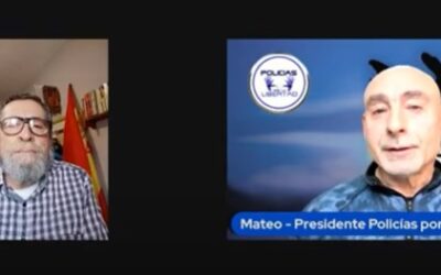 Policías por la Libertad en contra de la modificación de la Ley de Seguridad Ciudadana