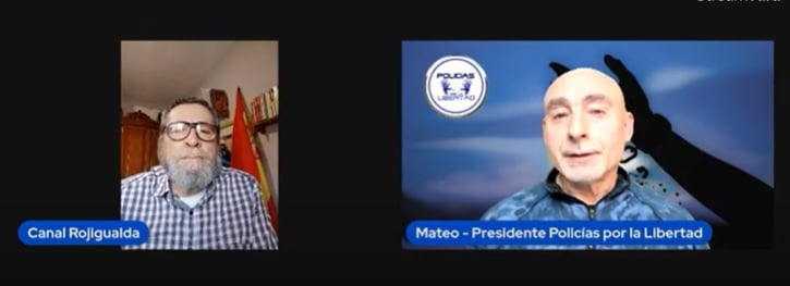 Policías por la Libertad en contra de la modificación de la Ley de Seguridad Ciudadana