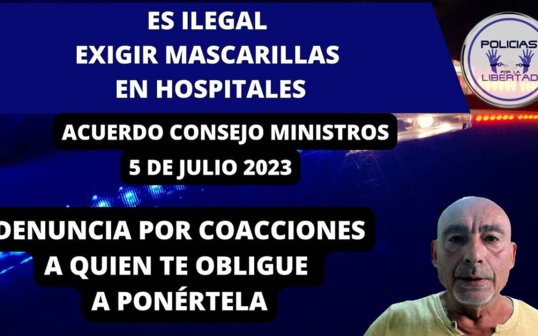 Denuncia si te COACCIONAN en algún HOSPITAL para usar mascarilla