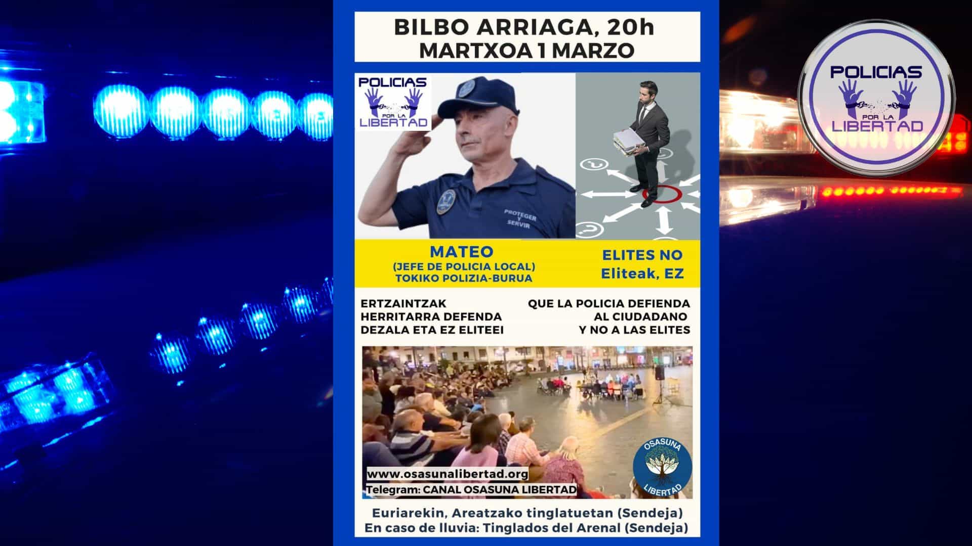 Manifiesto de Mateo en Bilbao el 1 de Marzo del 2024