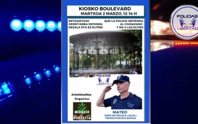 Manifiesto de Mateo en San Sebastián el 2 de Marzo del 2024
